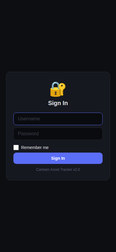 Login Screen