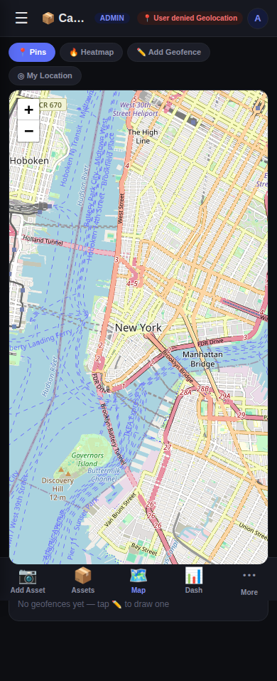 Map with Geofence