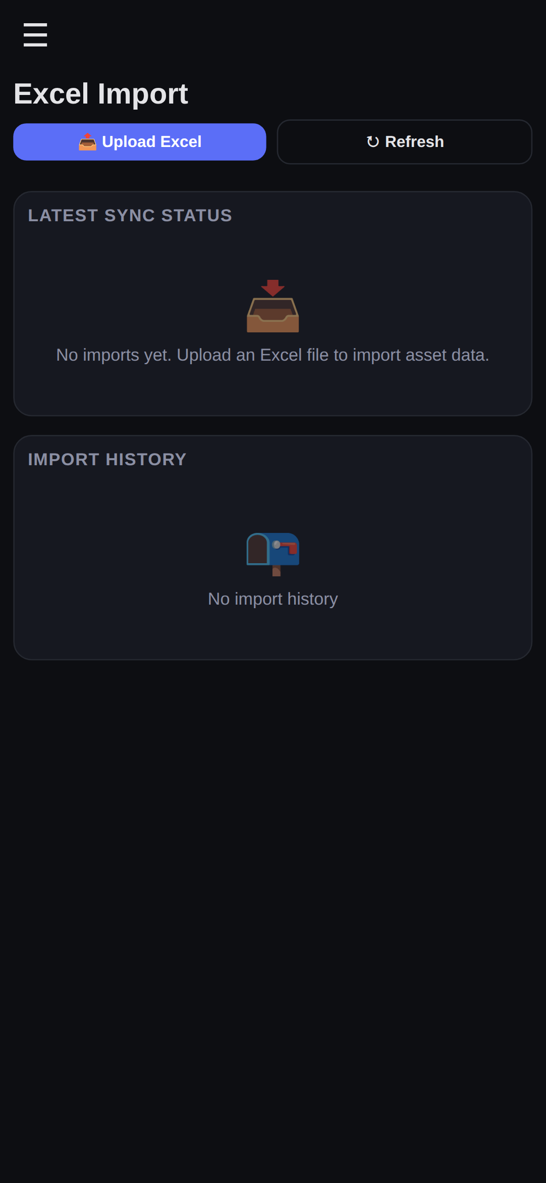 Excel Import