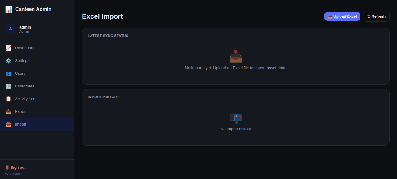 Excel Import