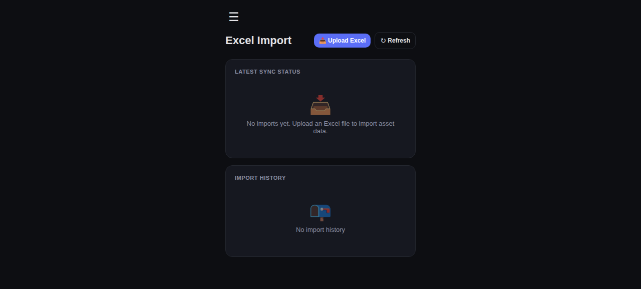 Excel Import