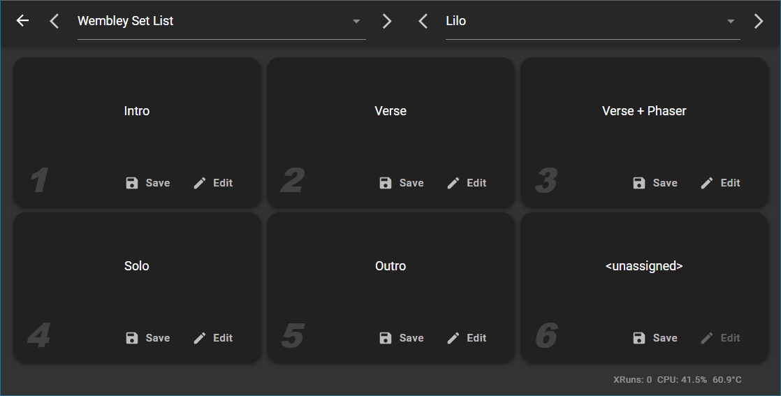 PiPedal Performance View