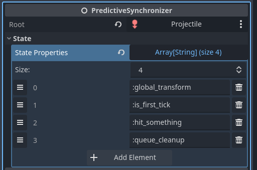 PredictiveSynchronizer configuration